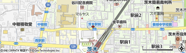 松屋 大阪茨木店周辺の地図