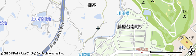 兵庫県神戸市北区八多町柳谷628周辺の地図