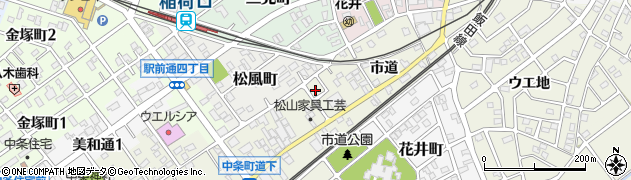 愛知県豊川市古宿町市道84周辺の地図