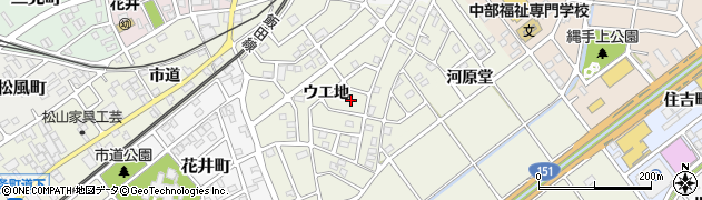 愛知県豊川市古宿町ウエ地周辺の地図