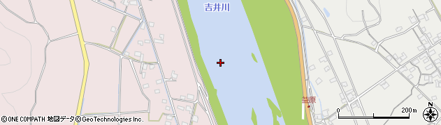 吉井川周辺の地図