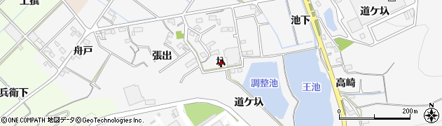愛知県西尾市吉良町友国圦周辺の地図