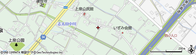 静岡県焼津市上泉1149周辺の地図