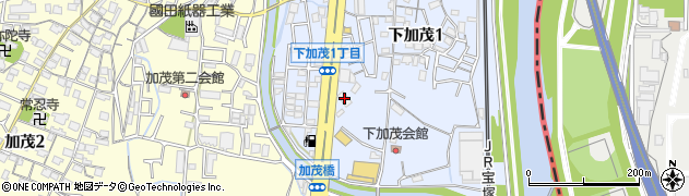 餃子の王将 川西店周辺の地図