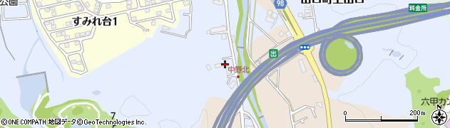 兵庫県西宮市山口町上山口周辺の地図