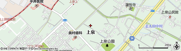 静岡県焼津市上泉876周辺の地図