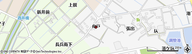 愛知県西尾市吉良町友国（舟戸）周辺の地図