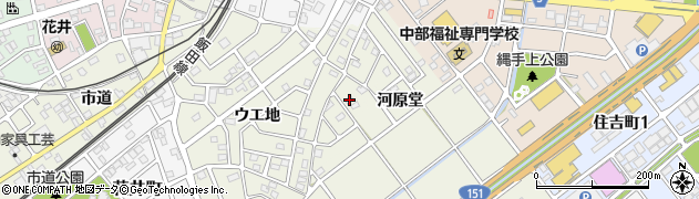 愛知県豊川市古宿町ウエ地115周辺の地図