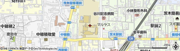 大阪府立春日丘高等学校　定時制周辺の地図