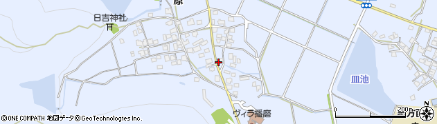 兵庫県加古川市志方町原875周辺の地図