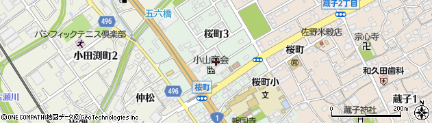 株式会社小山商会　中部工場周辺の地図