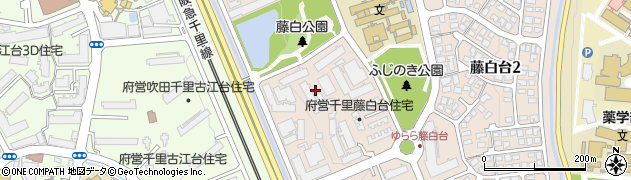 大阪府吹田市藤白台3丁目周辺の地図