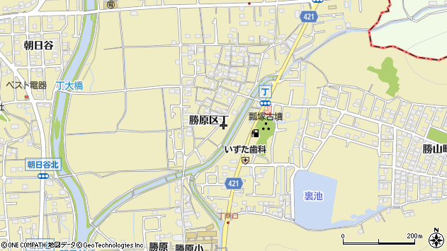 〒671-1203 兵庫県姫路市勝原区丁の地図