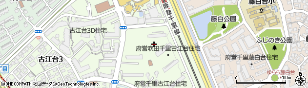 北千里ガスセンター周辺の地図