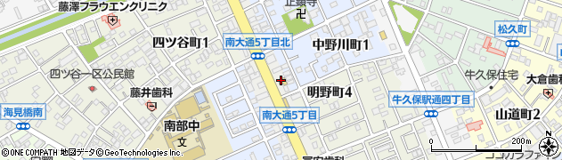 餃子の王将 豊川南大通店周辺の地図