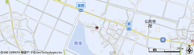 兵庫県加古川市志方町原447周辺の地図