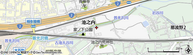 兵庫県相生市池之内周辺の地図