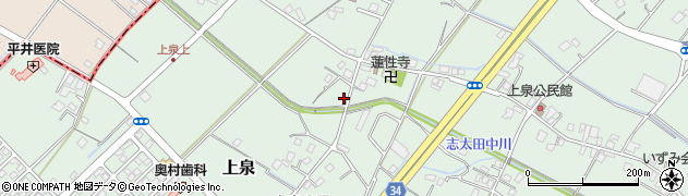 静岡県焼津市上泉1219周辺の地図