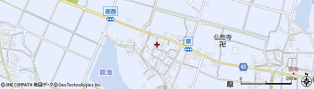 兵庫県加古川市志方町原465周辺の地図