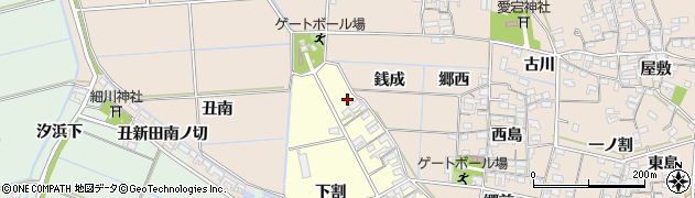 愛知県西尾市一色町中外沢壱町割9周辺の地図