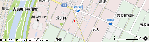 愛知県西尾市吉良町下横須賀（茅場）周辺の地図