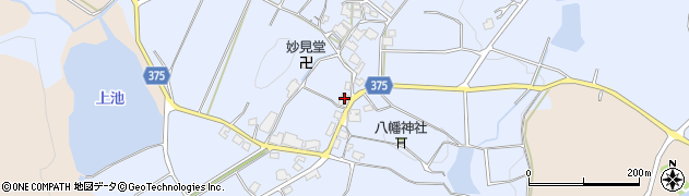 兵庫県加古川市平荘町磐1020周辺の地図