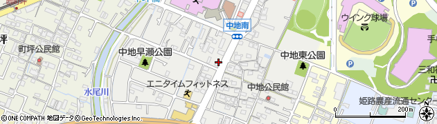 姫路 焼き鳥 喜鳥家 中地店周辺の地図