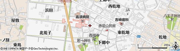 愛知県西尾市一色町赤羽上郷中144周辺の地図