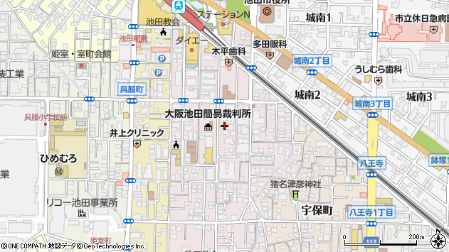 〒563-0041 大阪府池田市満寿美町の地図
