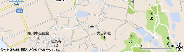 兵庫県三木市細川町（細川中）周辺の地図