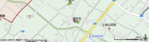 静岡県焼津市上泉1201周辺の地図