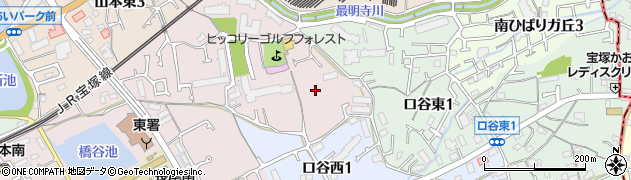 山本南第3公園周辺の地図