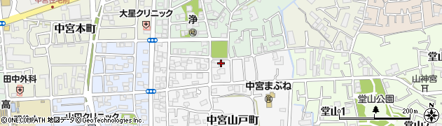 枚方市立　総合福祉センター老人作業所周辺の地図
