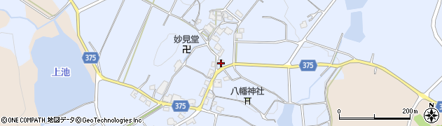 兵庫県加古川市平荘町磐1042周辺の地図