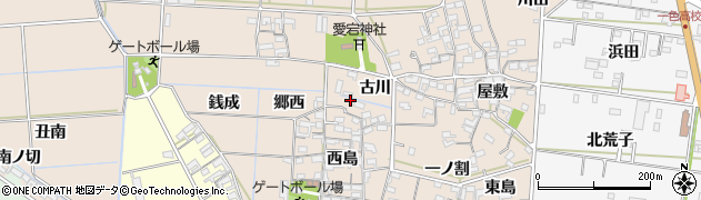 愛知県西尾市一色町養ケ島古川4周辺の地図
