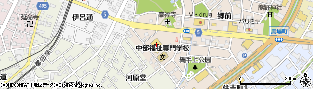 愛知県豊川市馬場町（上石畑）周辺の地図