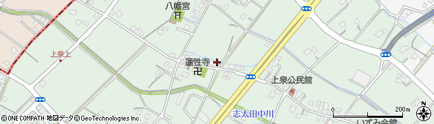 静岡県焼津市上泉1426周辺の地図