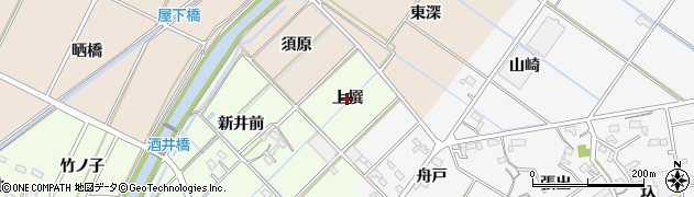 愛知県西尾市吉良町酒井（上撰）周辺の地図