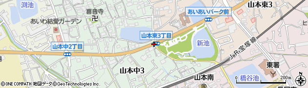山本東３周辺の地図