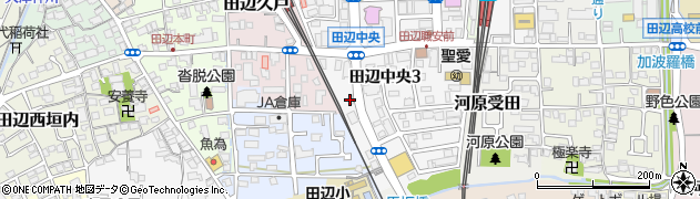 トヨタレンタリース京都京田辺店周辺の地図