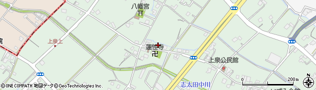 静岡県焼津市上泉1424周辺の地図