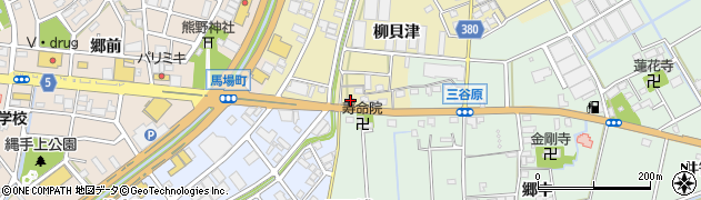愛知県豊川市牧野町柳貝津2周辺の地図