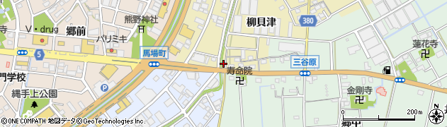 愛知県豊川市牧野町柳貝津1周辺の地図
