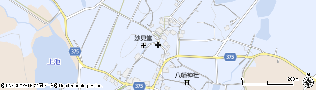 兵庫県加古川市平荘町磐1500周辺の地図