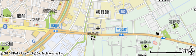愛知県豊川市牧野町柳貝津91周辺の地図