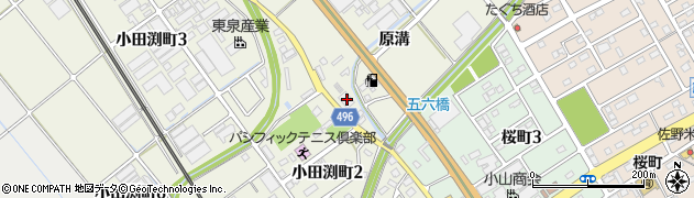 愛知県豊川市白鳥町原溝104周辺の地図