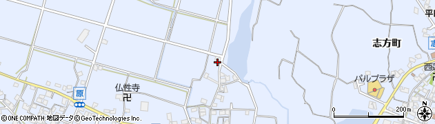 兵庫県加古川市志方町原275周辺の地図