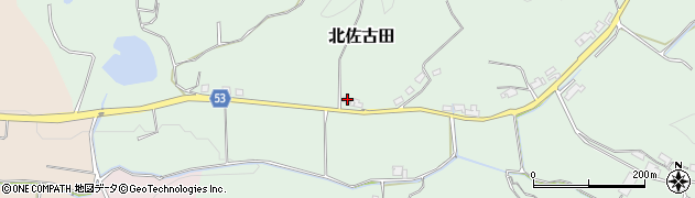 岡山県赤磐市北佐古田775周辺の地図