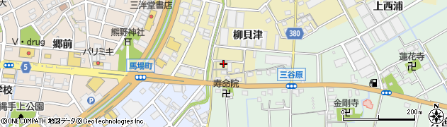 愛知県豊川市牧野町柳貝津20周辺の地図