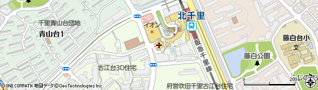 サイゼリヤ 阪急ディオス北千里店周辺の地図